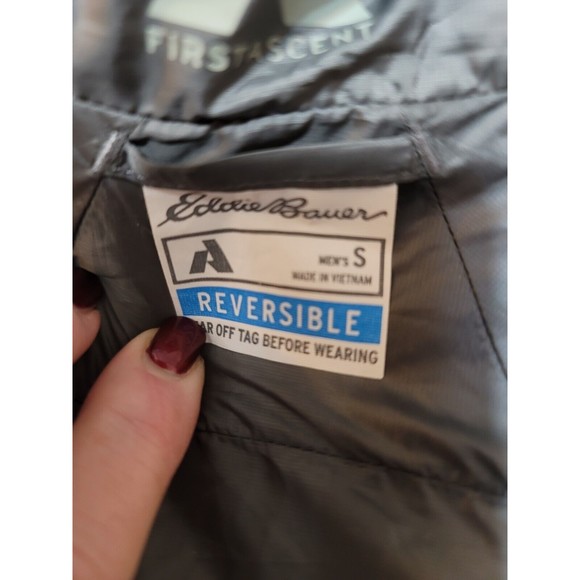 Eddie Bauer First Ascent Pertex Quantum Insulated Reversible Vest Men's Size S - Picture 3 of 7